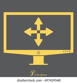 symbol arrows vector