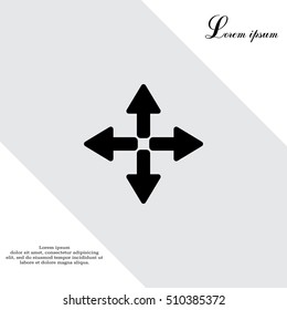 symbol arrows vector