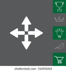 symbol arrows vector