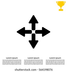 symbol arrows vector