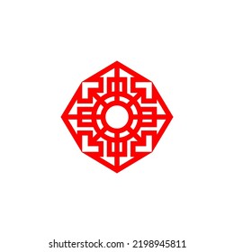 Symbol Art Design Vektor Unique 