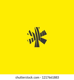 symbol asterisk, transformation of editable vector lines