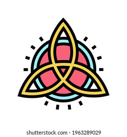symbol astrological color icon vector. symbol astrological sign. isolated symbol illustration