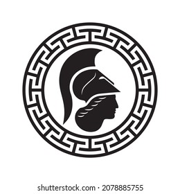 Symbol Athena Vector Logo Design.