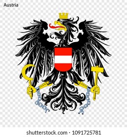 Symbol of Austria. National emblem