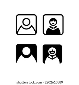 Symbol Avatar-Logo-Vektorgrafik