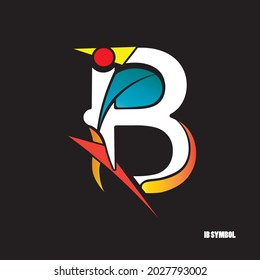 Symbol B capital letter in Vector Format