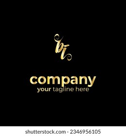 Symbol b logo on white and black background, can be used for art companies, sports, etc