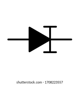 Symbol-Rückwärts-Diode-Symbol Rückwärts-Diode
