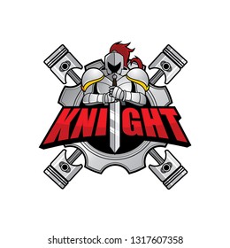 Symbol, badge, logo template design for motorcycle club or team