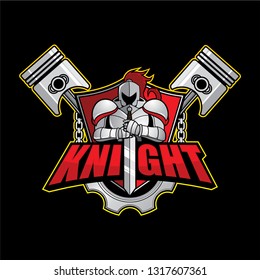 Symbol, badge, logo template design for motorcycle club or team