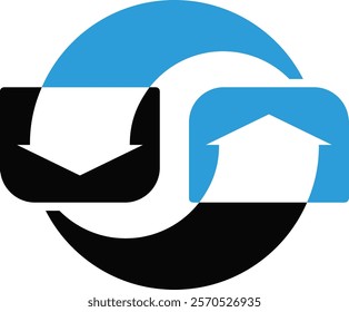 symbol of balanced data exchange