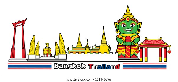 symbol of bangkok city thailand 2
