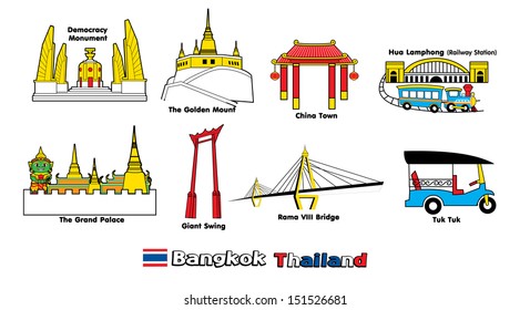 symbol of bangkok city thailand