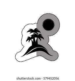 symbol beach icon image, vector illustration design