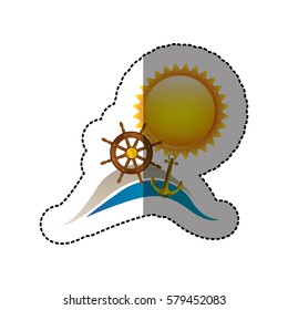 symbol beach icon image, vector illustration design
