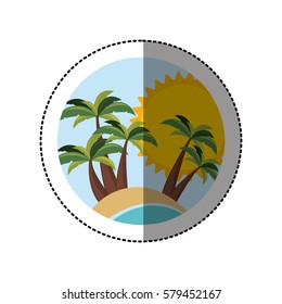 symbol beach icon image, vector illustration design