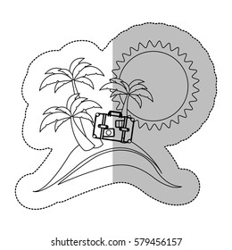 symbol beach icon image, vector illustration design