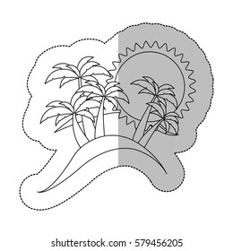 symbol beach icon image, vector illustration design