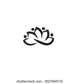 symbol of beautiful vector flower logo design