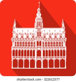 symbol of Belgium, vector illustration