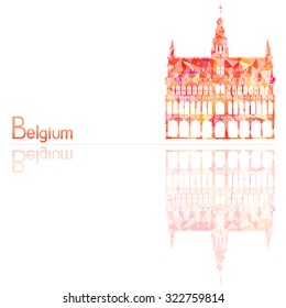 symbol of Belgium, vector illustration
