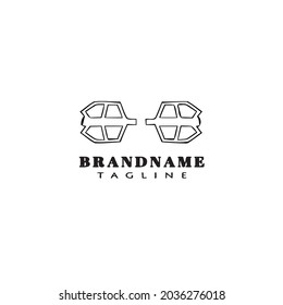 symbol of bicycle logo icon design template modern vector illustration