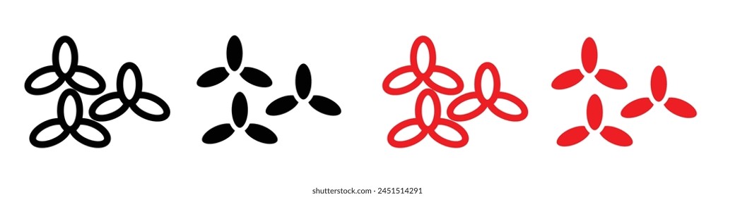 Symbol for Bifidobacterium probiotics representing beneficial bacteria and microorganisms