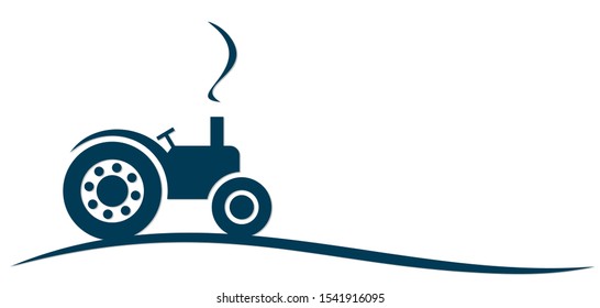 The Symbol of big heavy tractor.