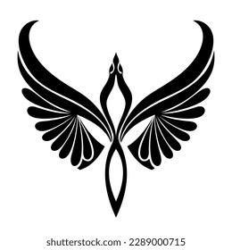 Symbol of bird. Eagle for your design