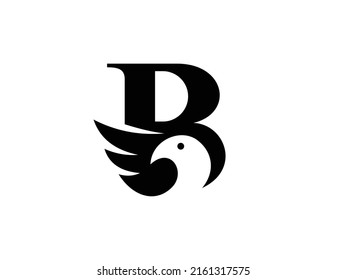 symbol of birds and letters b