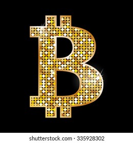 Symbol bitcoin - virtual money
