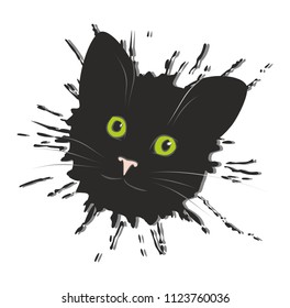 Symbol of black cat.