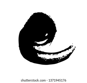 symbol of a black comma