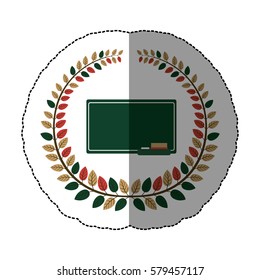 symbol board school icon image, vector illustration design