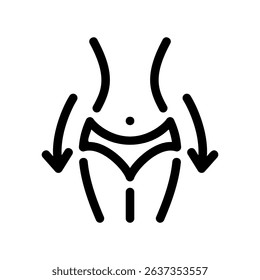 Symbol for Body Contouring and Targeted Weight Loss Around Midsection