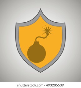 symbol bomb danger data
