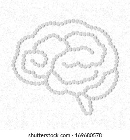 symbol of brain pills