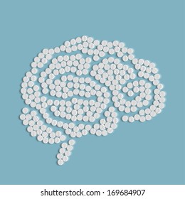 symbol of brain pills