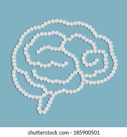 symbol of brain pills