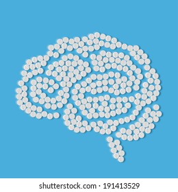 symbol of brain pills