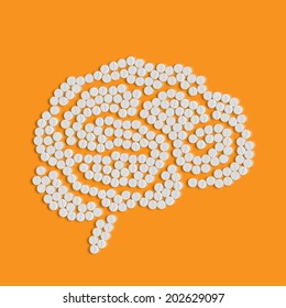 symbol of brain pills