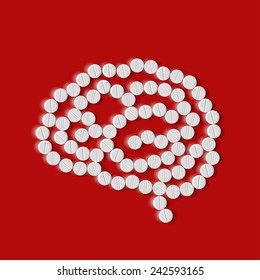 symbol of brain pills