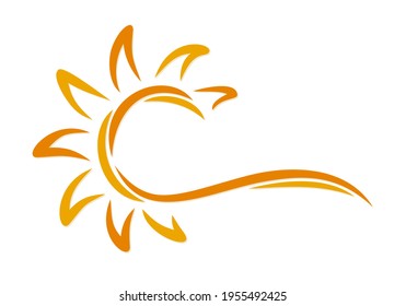 Symbol of the bright summer sun.