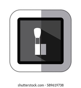 symbol brush makeup icon, vector illustration design image