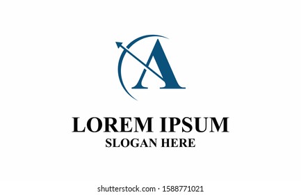 Symbol Business With Letter A Vector Royalty Logo Design Inspirations