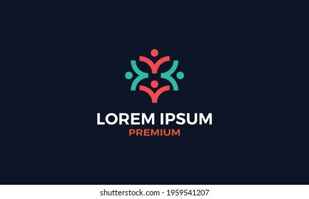 Symbol Business logo vector icon illustration