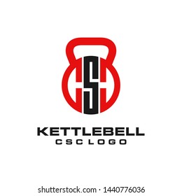 The symbol C letter S letter C with the kettlebell strength fitness logo