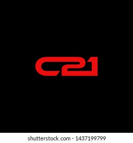 The symbol C and number 21 with the sport fitness logo