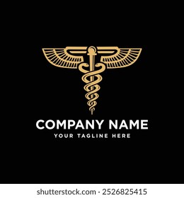 symbol of caduceus medical logo